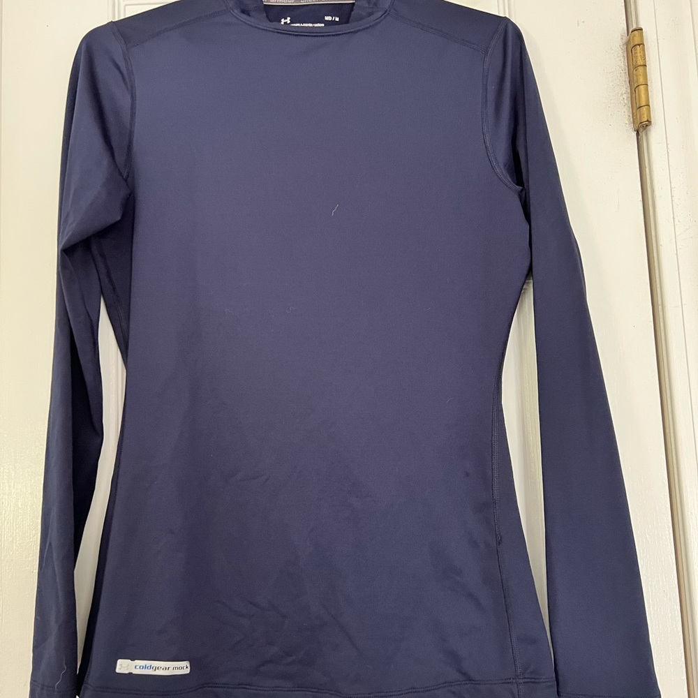 UNDER ARMOR Women's Fitted ColdGear Mockneck Shirt
